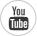 A grayscale YouTube logo, featuring the word "YouTube," is displayed centrally within a circular frame.